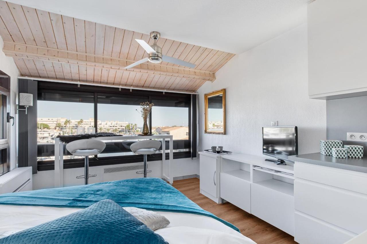Studio Naturiste Venus Panoramic View Agde Exteriör bild