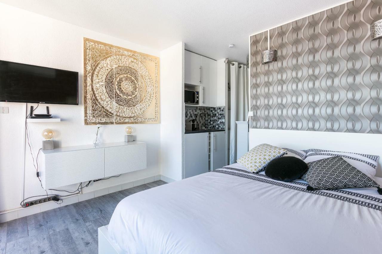 Studio Naturiste Venus Panoramic View Agde Exteriör bild